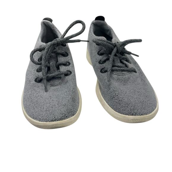 Allbirds Lace Up Wool Runner Sneaker Light Gray Womens 9 AS IS - Picture 3 of 7